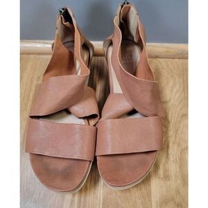 Eileen Fisher Strappy Soft Leather Sandals 8